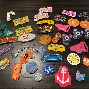 Colorful Kids Patch Set lot of Xmas Halloween Thanksgiving Cheer and more